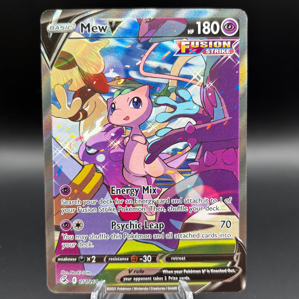 Mew V (Alternate Full Art) - SWSH08: Fusion Strike Single Card