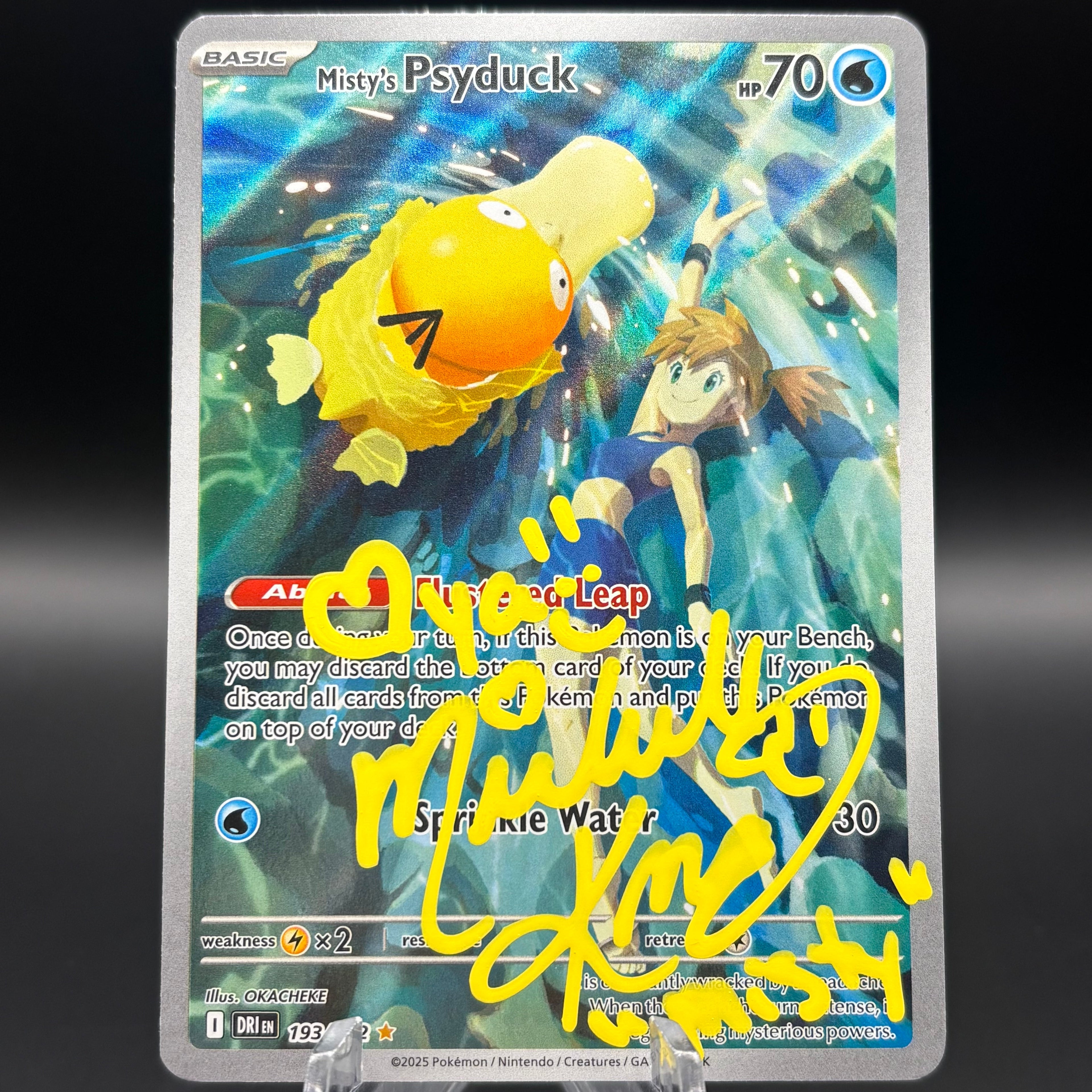 Misty's Psyduck - 193/182 Single Card
