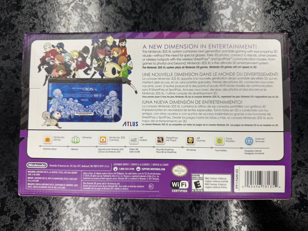 BRAND NEW - 3DS XL Console: Persona Q Edition USA