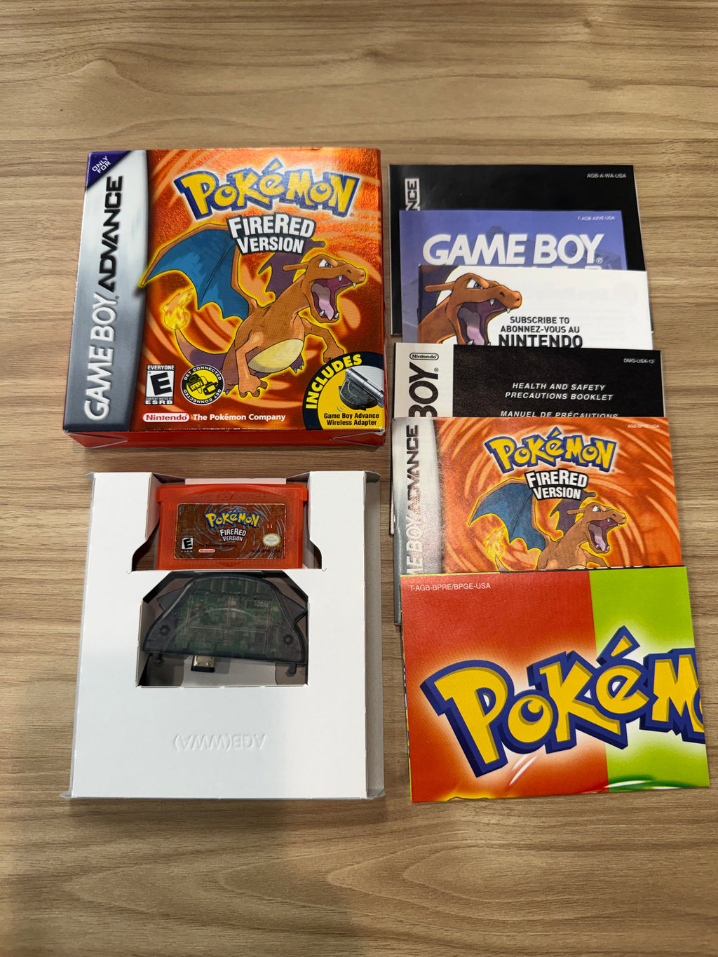 Pokemon Fire Red: Complete - Nintendo Game Boy Advance - A
