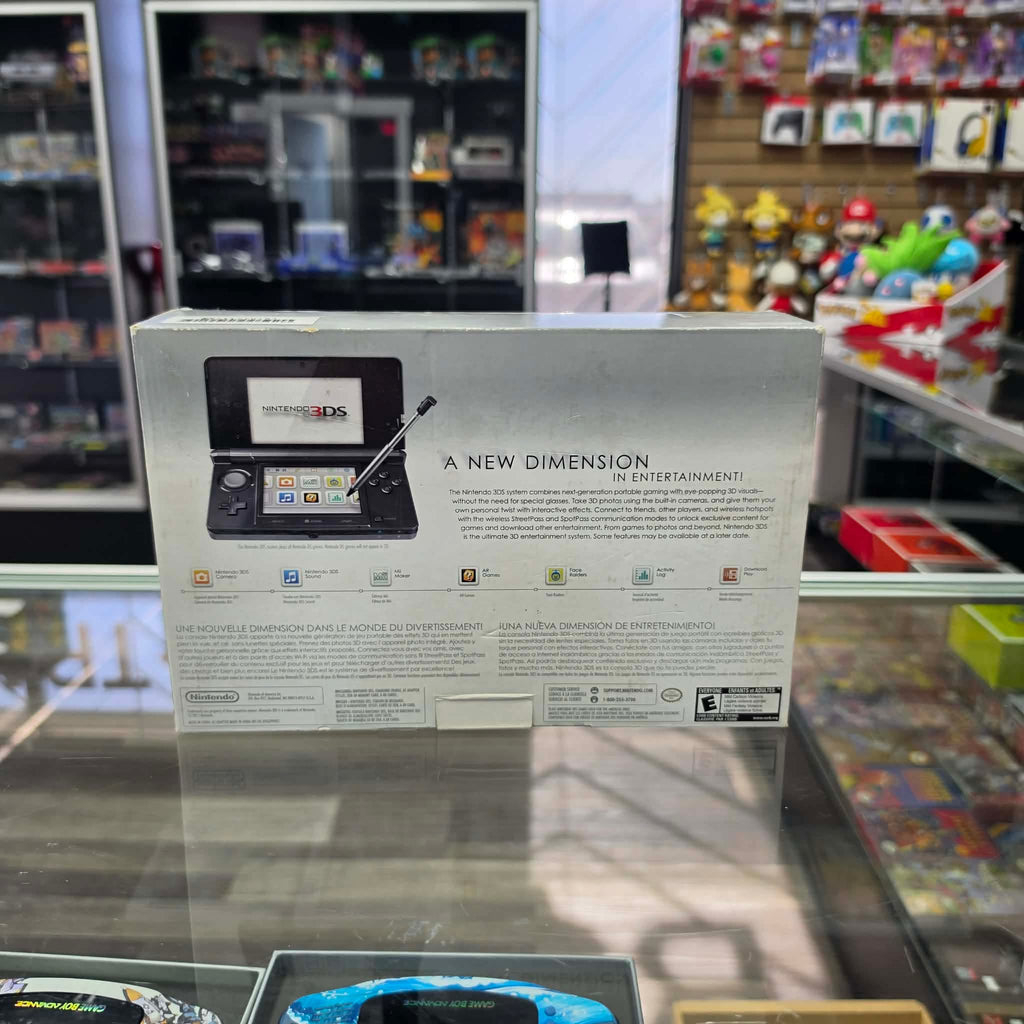 Nintendo 3DS Launch Edition Black Handheld Console Console and Box