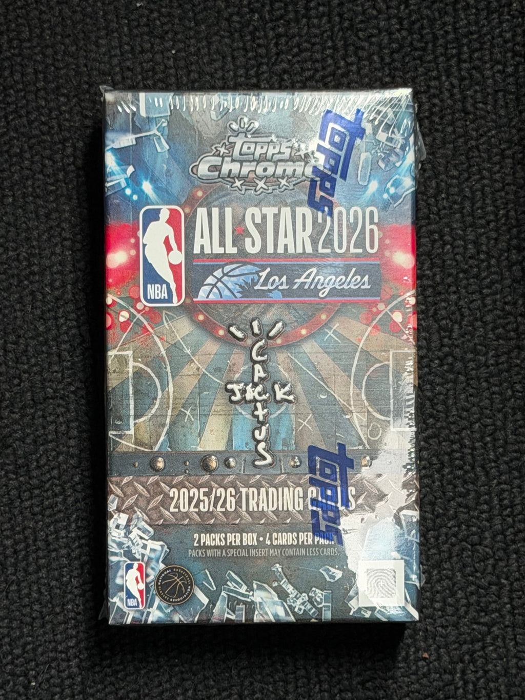 2025-26 Topps Chrome Basketball x Cactus Jack Travis Scott NBA All Star Box