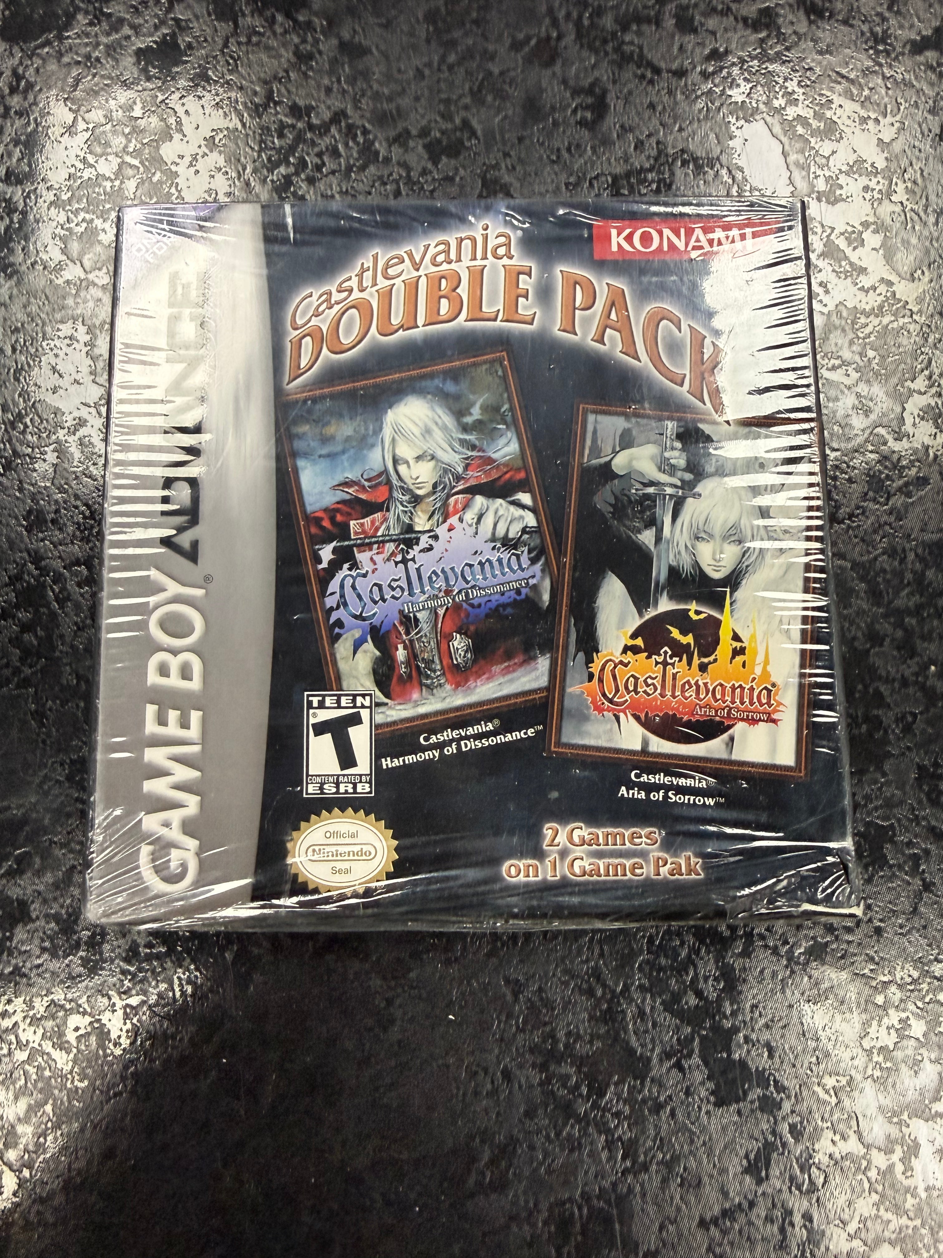 Factory Sealed Castlevania Double Pack - Nintendo Game Boy Advance