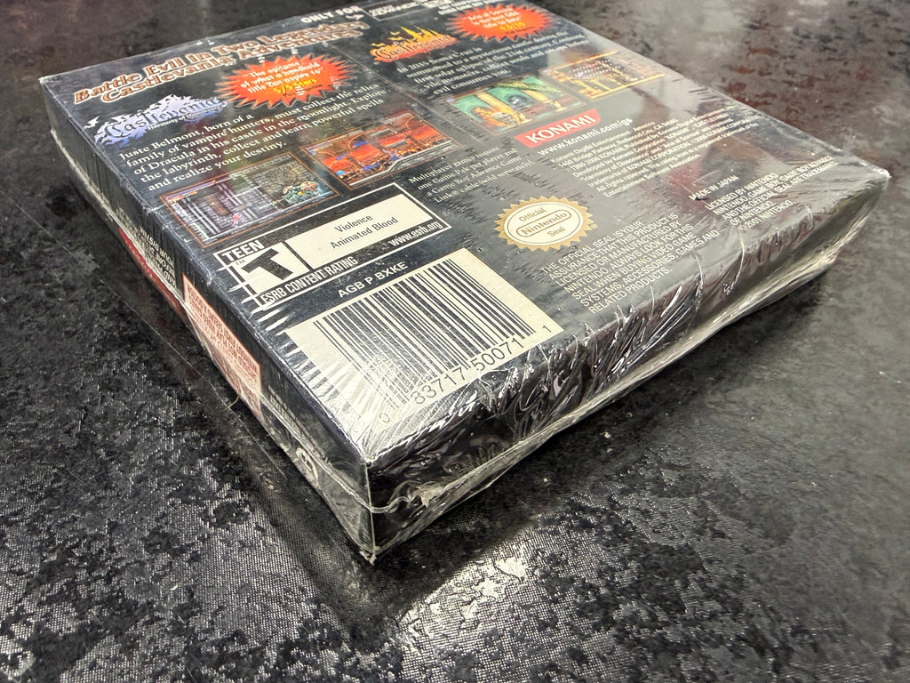Factory Sealed Castlevania Double Pack - Nintendo Game Boy Advance