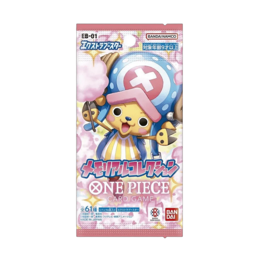 One Piece Card Game: Extra Booster Memorial Collection Japanese Booster Box EB01
