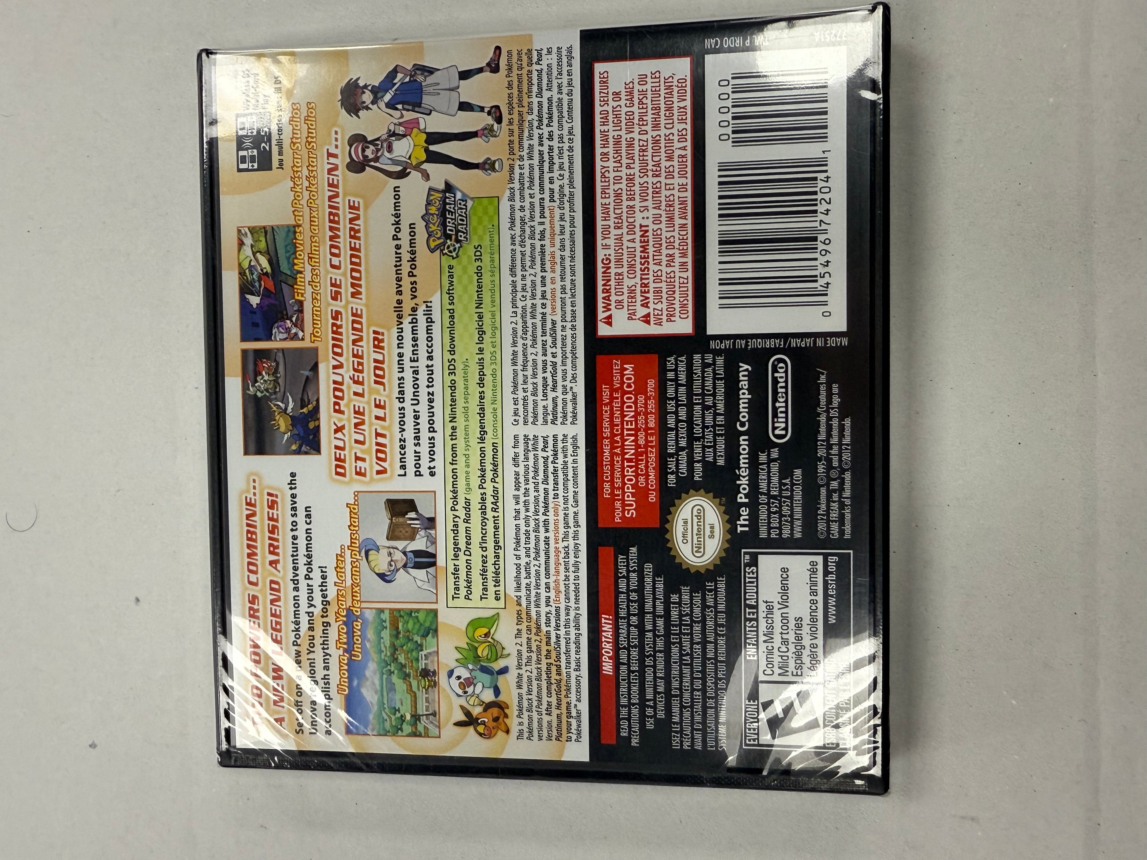 Pokemon White Version 2 - Nintendo DS