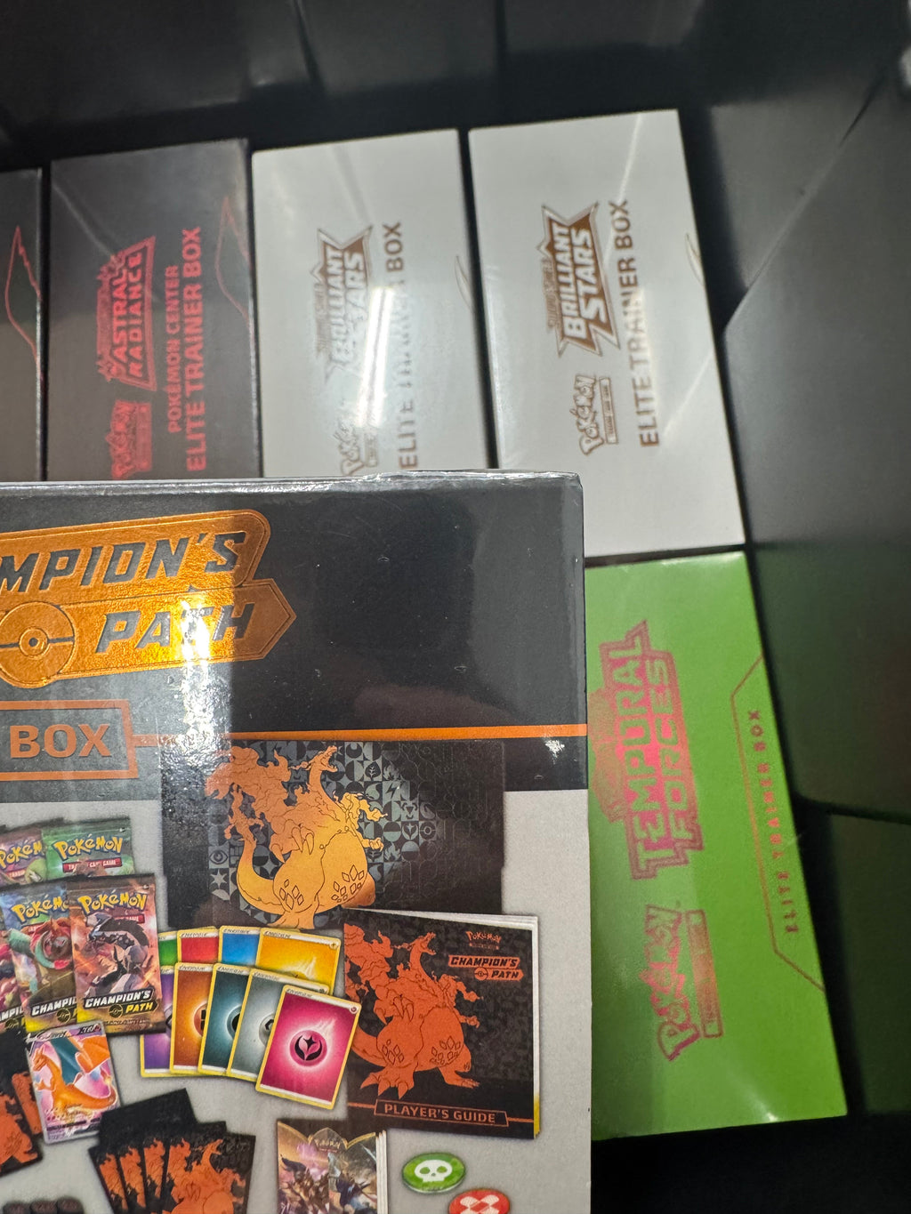 Pokemon Champion's Path Elite Trainer Box (Dent on back corner - see photos)