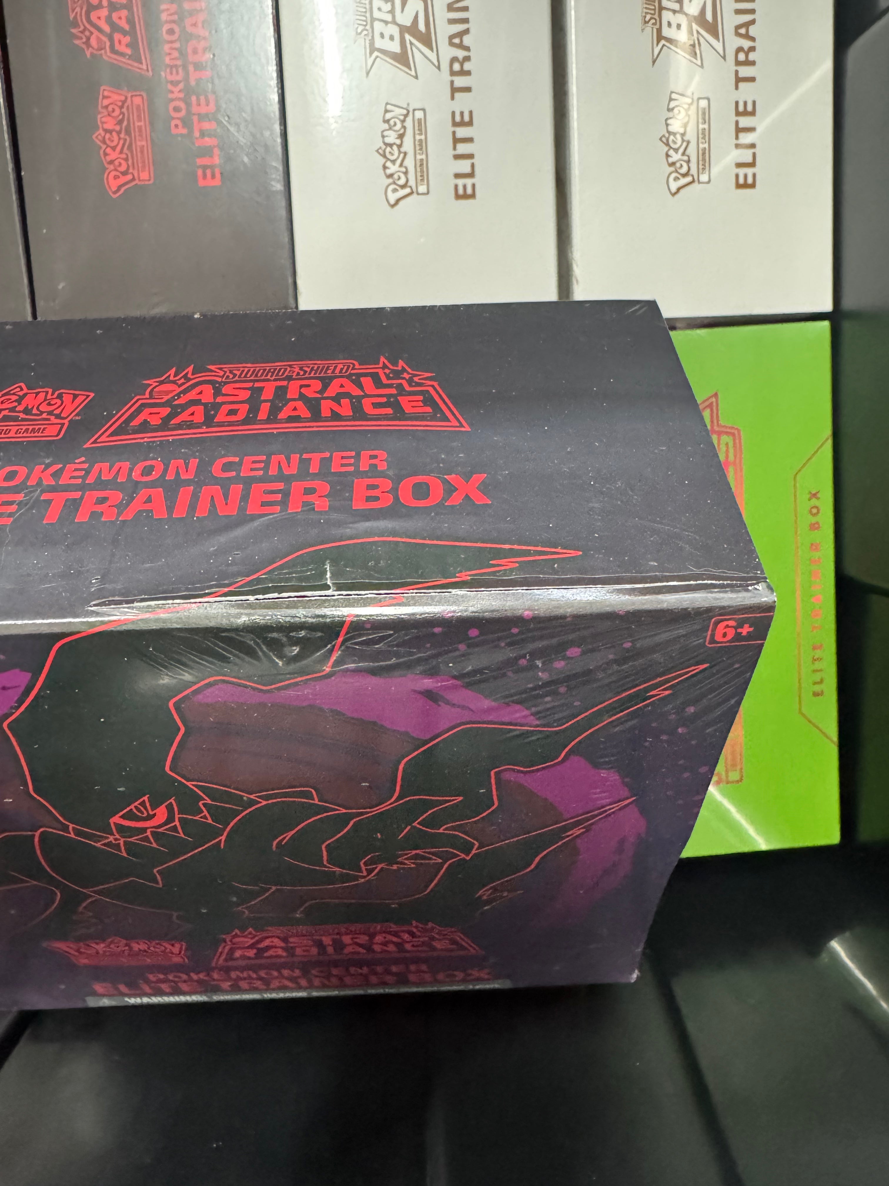 Pokemon Astral Radiance Elite Trainer Box (Pokemon Center Exclusive) (Tear on top of ETB - see photos)