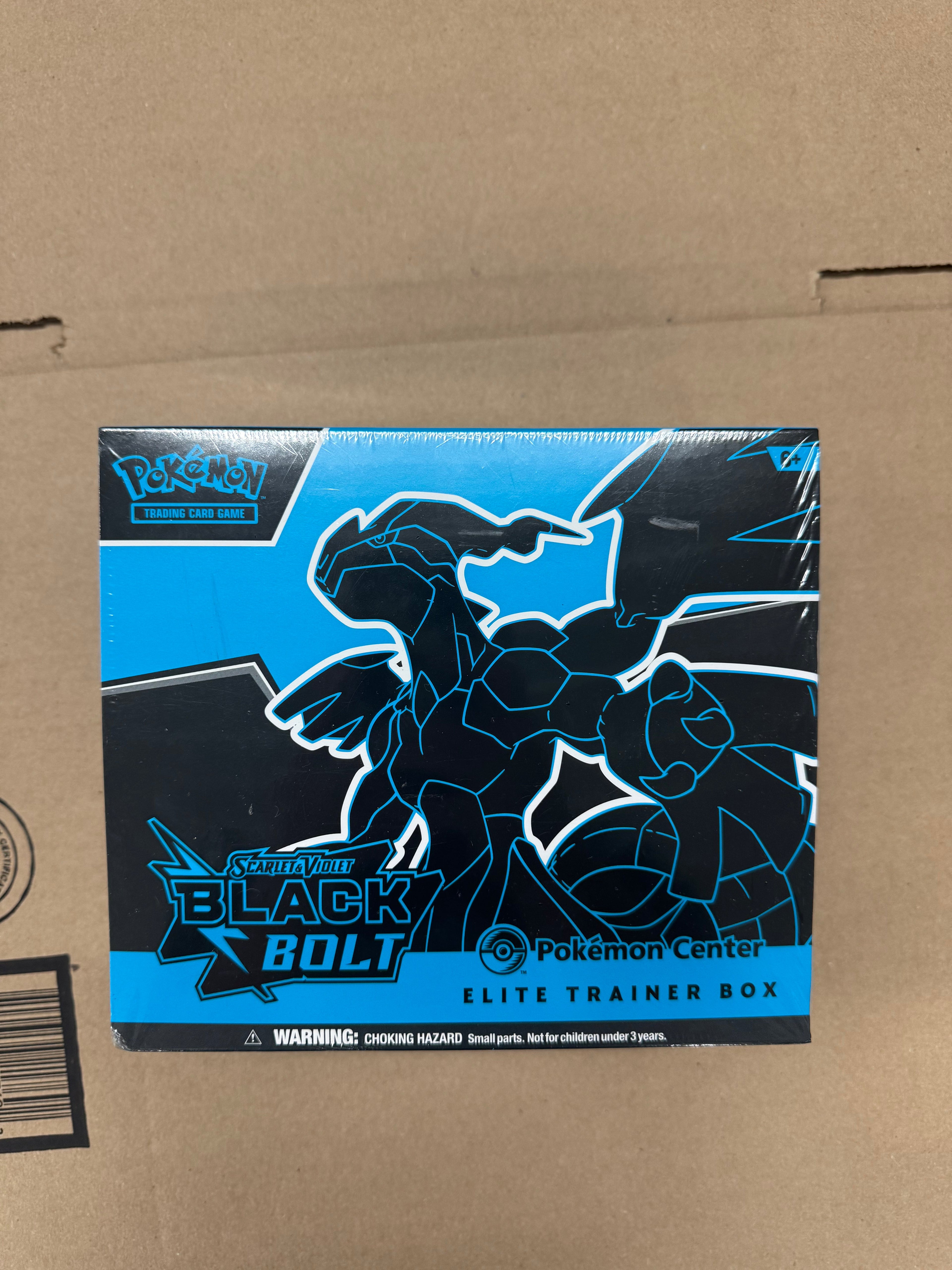 Pokemon Black Bolt Elite Trainer Box (Pokemon Center Exclusive) * Minor Corner Dent - See Photos *