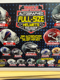 Autographed full-size helmets 2025
