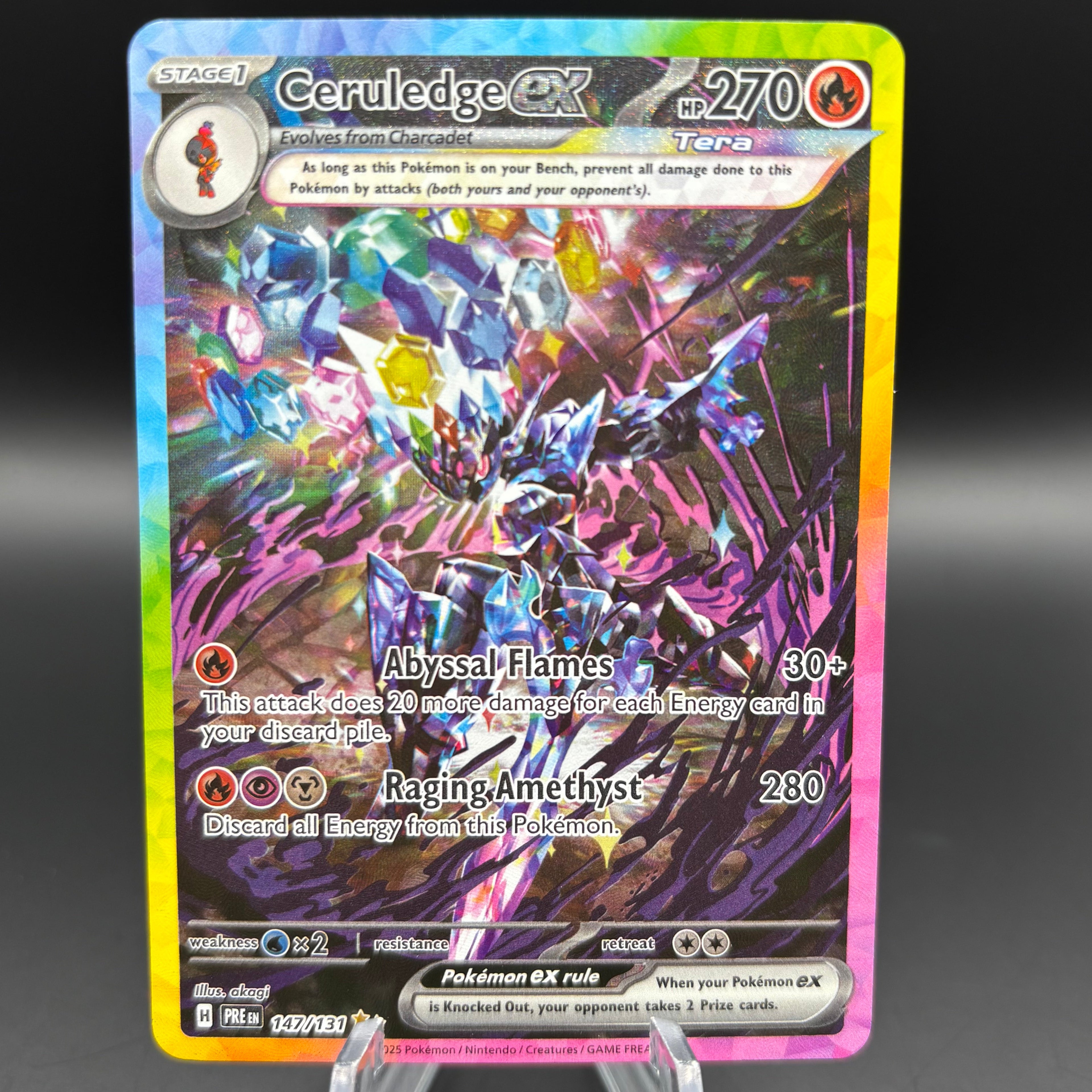 Ceruledge ex - SV: Prismatic Evolutions Single Card