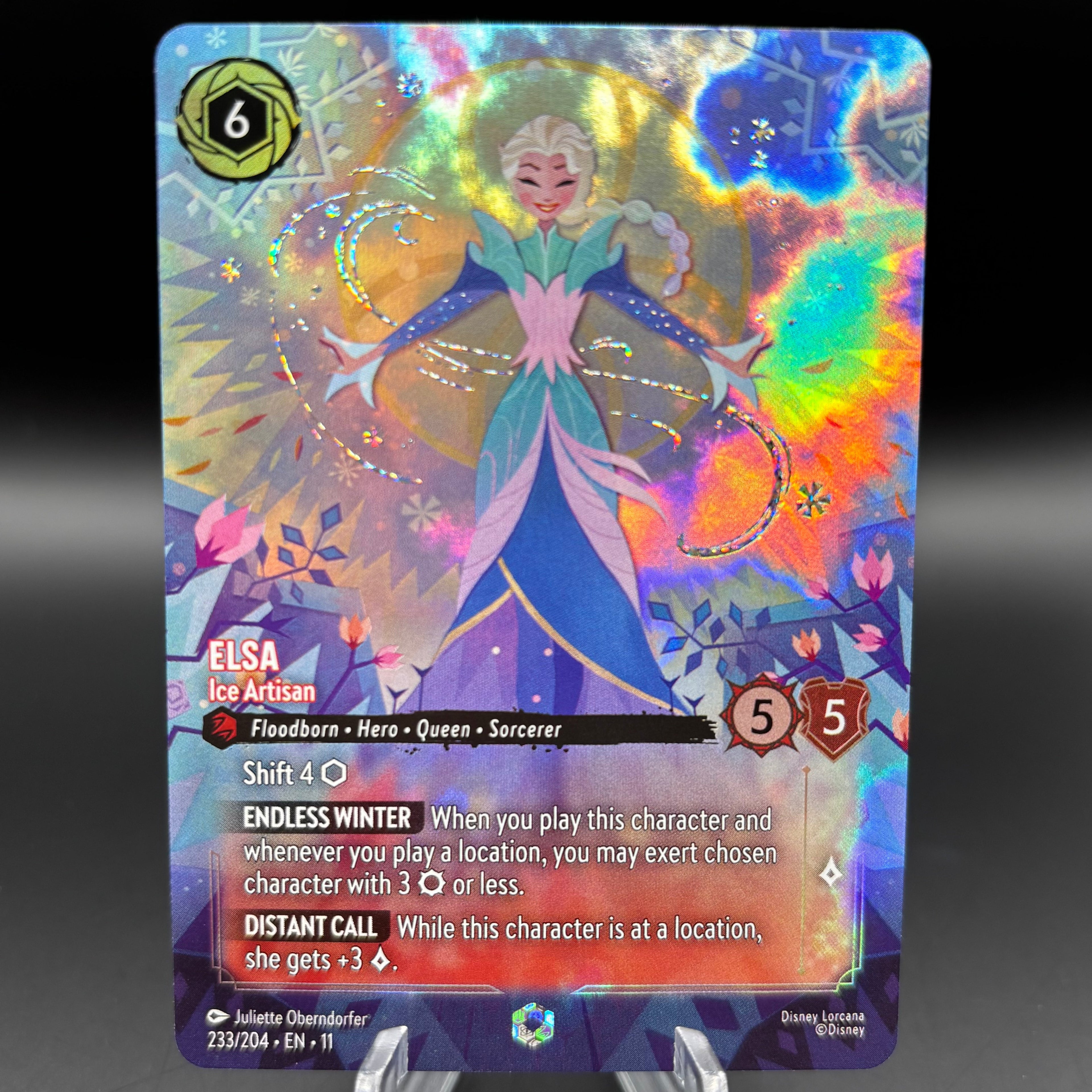 Elsa - Ice Artisan (Enchanted) - Winterspell Single Card