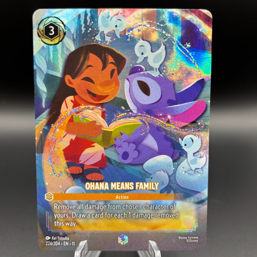 Ohana Means Family (Enchanted) - Winterspell Single Card