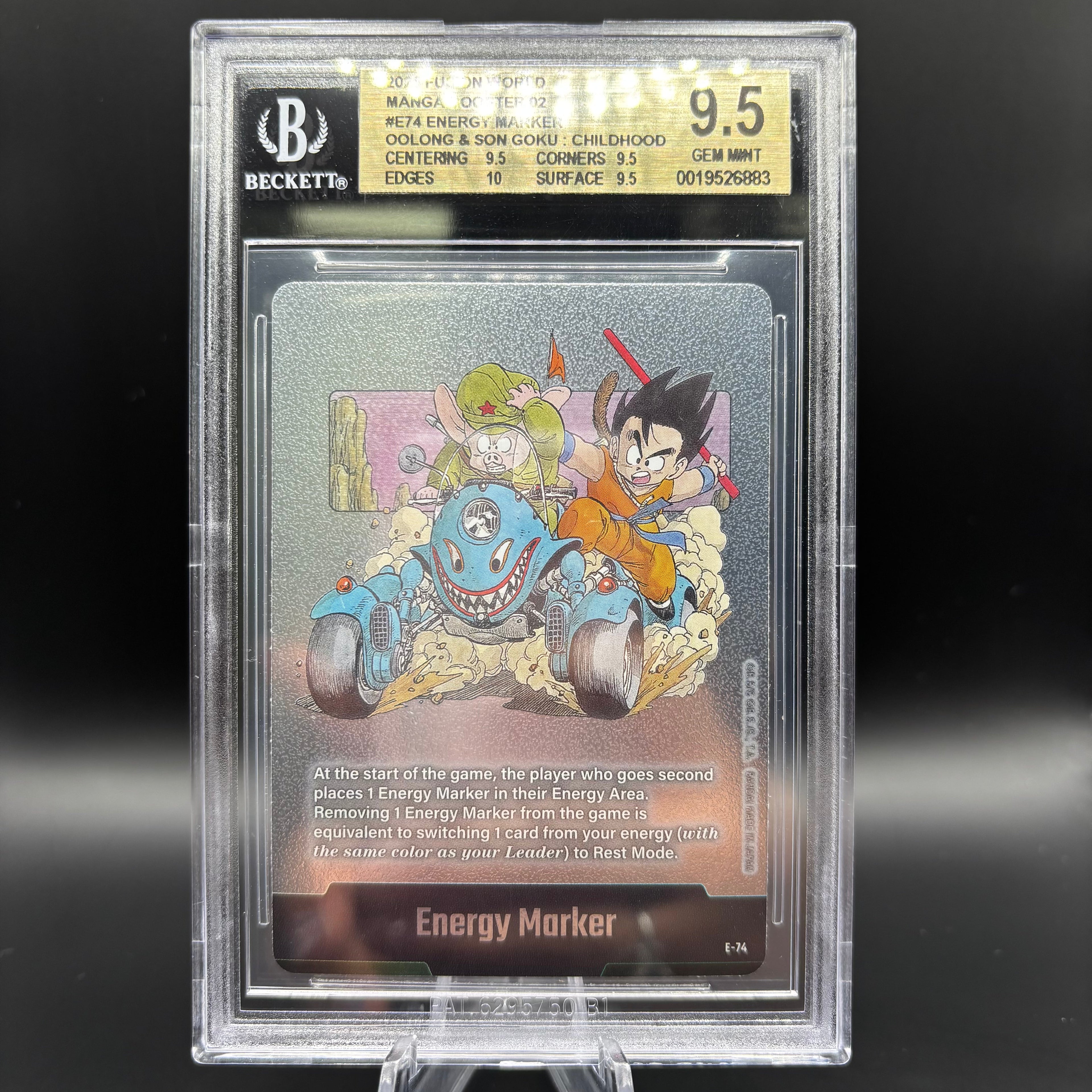 Beckett 9.5 2025 Fusion World Manga Booster SB02 Energy Marker E-74