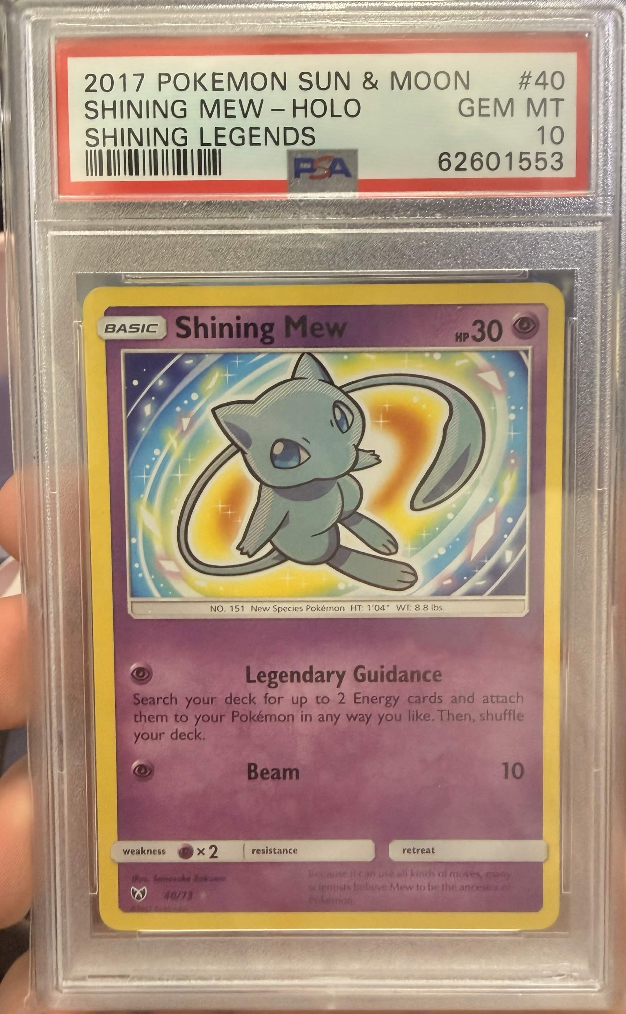 Shining Mew #40 PSA 10