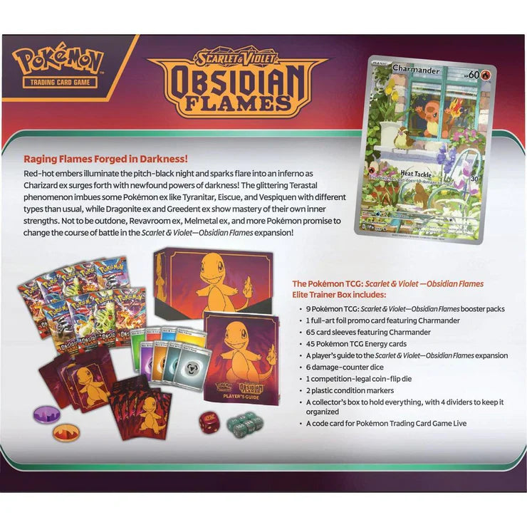 Pokémon TCG: Scarlet & Violet-Obsidian Flame Elite Trainer Box