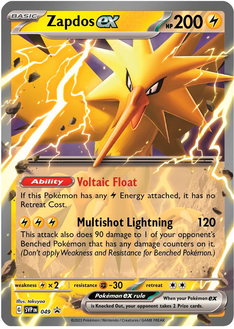 Scarlet & Violet—151 ex Box—Zapdos ex Collection Box