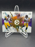 2025 Panini Prizm Black #12 Hines Ward / Jerome Bettis Dual ColorBlast