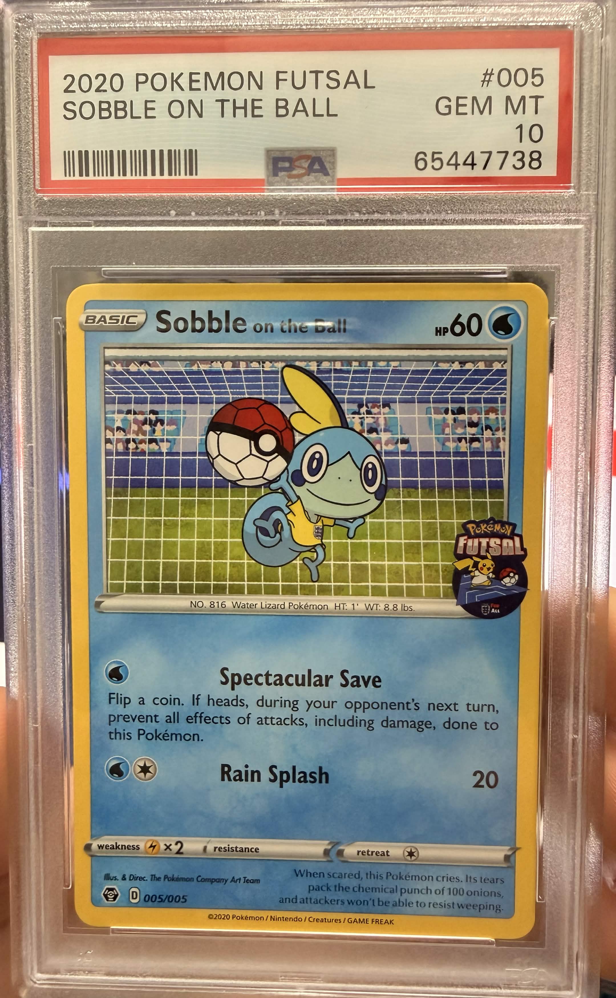 Sobble on the Ball #005 PSA 10