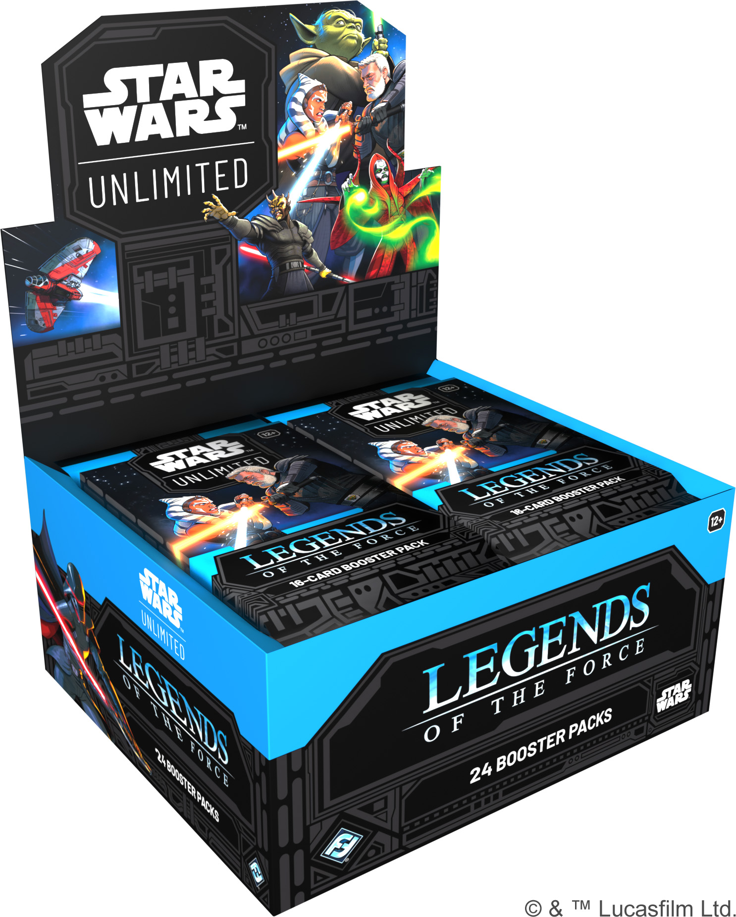 Star Wars: Unlimited - Legends of the Force Booster Box Sealed Case