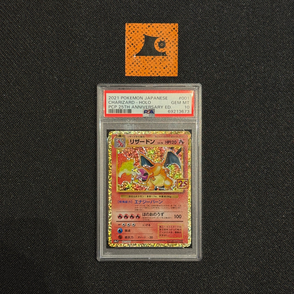 [PSA 10] - Charizard - 001/025 - 25th Anniversary - Pokémon TCG