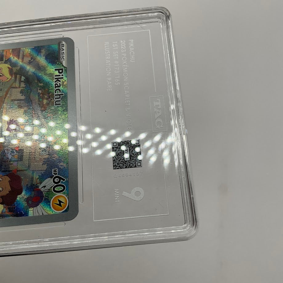Pikachu Pokemon 151 Illustration Rare #173 TAG 9