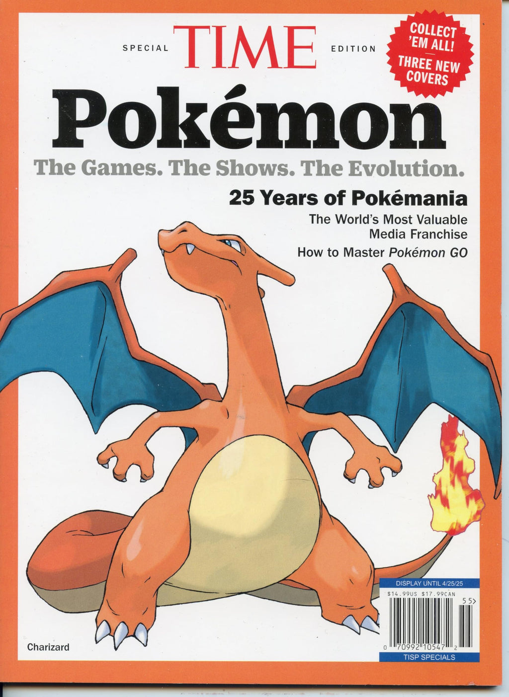 Pokemon Time Magazine Covers Complete Set of 10