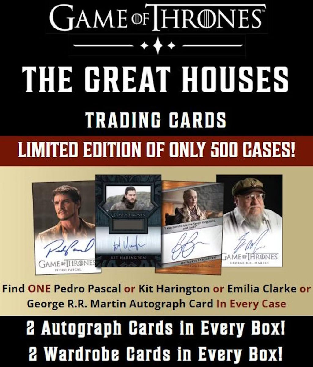 2025 Rittenhouse Archives Game of Thrones: The Great Houses Trading Cards
