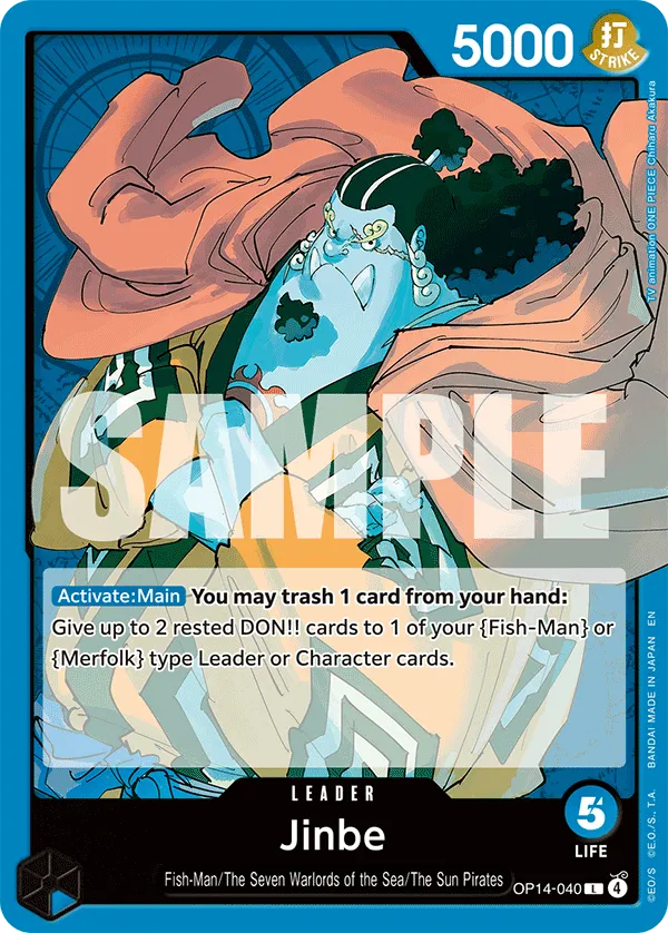 The Azure Sea's Seven Booster Box - The Azure Sea's Seven (OP14 EB04)
