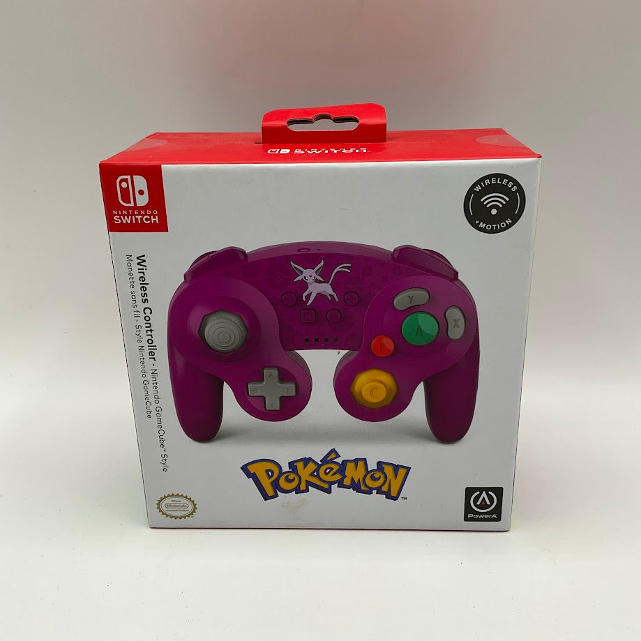 Kabelloser GameCube-Controller im [Espeon]-Design für Nintendo Switch *Siehe Beschreibung*