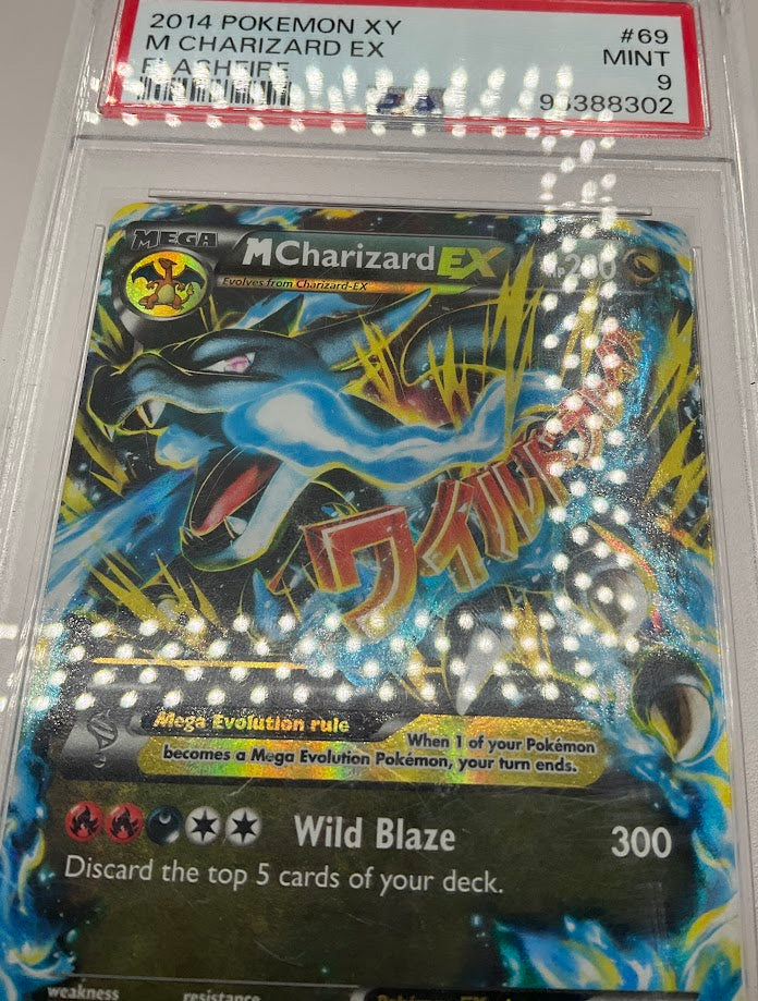 M Charizard ex Pokemon Flashfire #69 PSA 9