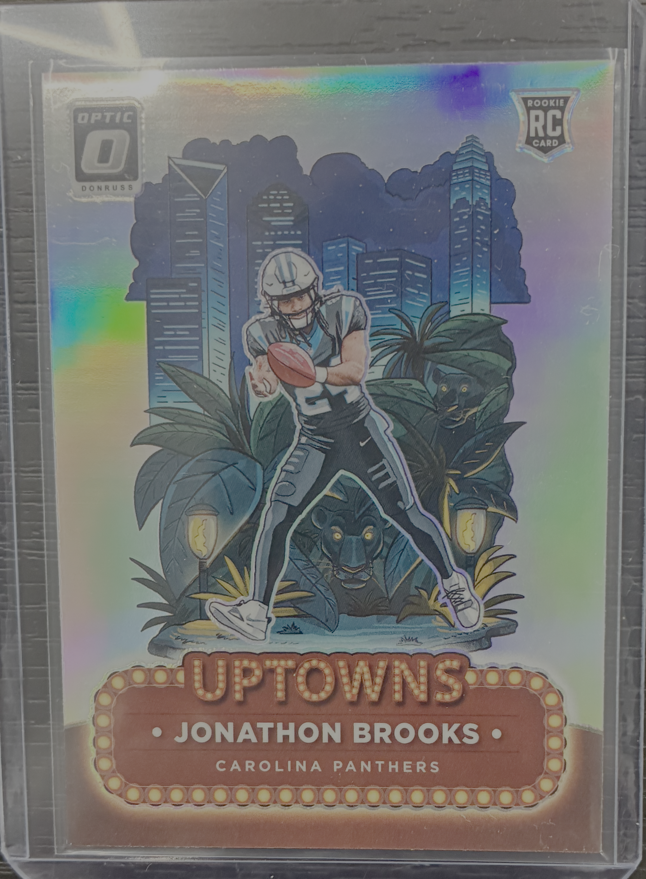 2024 Panini Donruss Optic Football Jonathon Brooks Uptowns Case Hit Rookie