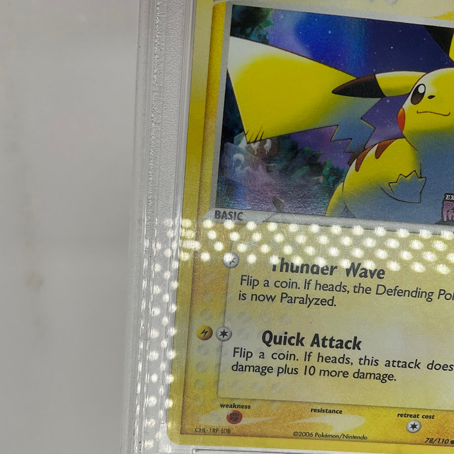 Pikachu Pokémon Holon Phantoms Reverse Holo #78 PSA 9