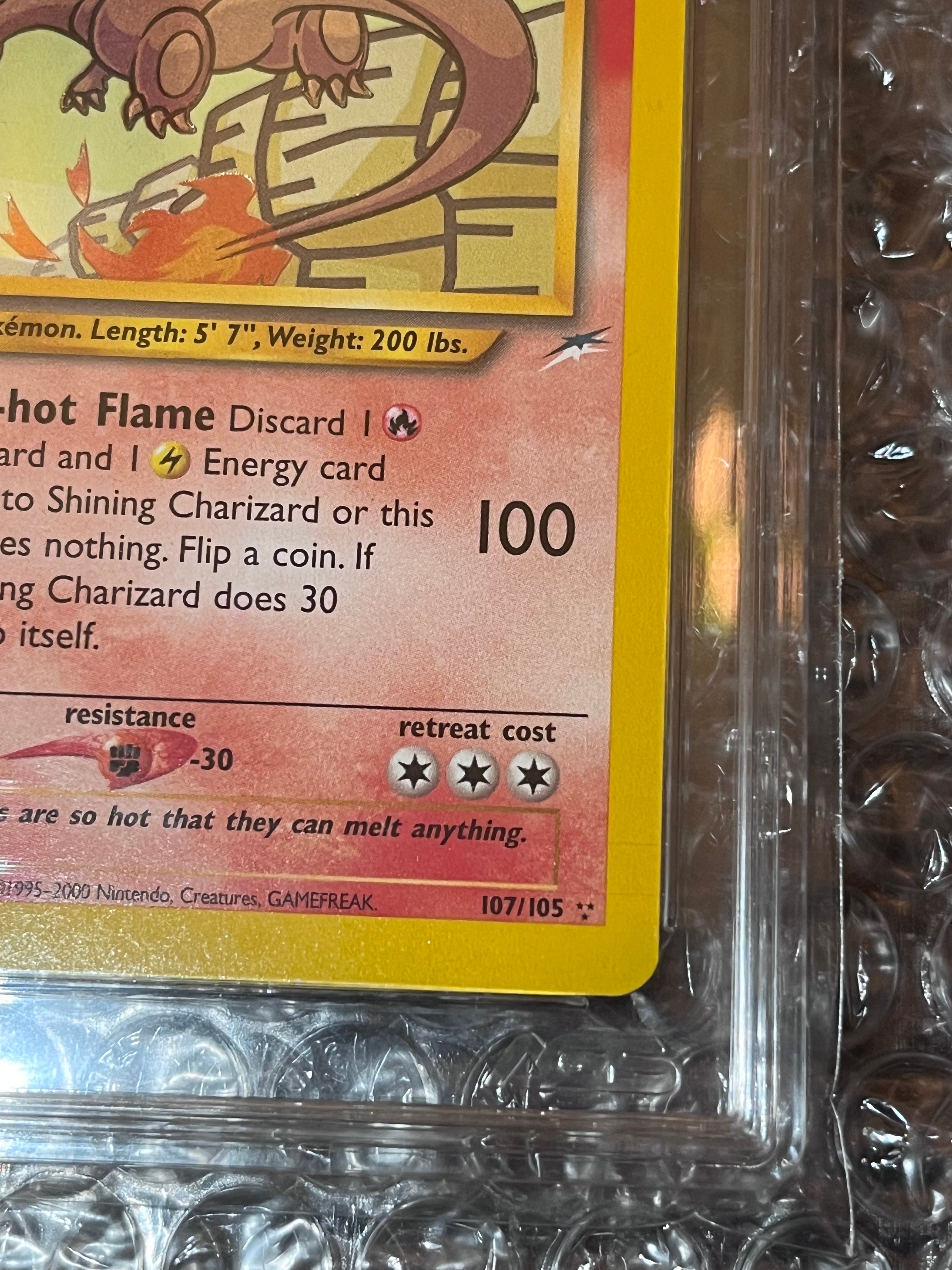 AGS (GEM-MT 10) Shining Charizard #107 - Neo Destiny (1st Edition) (#00049408)
