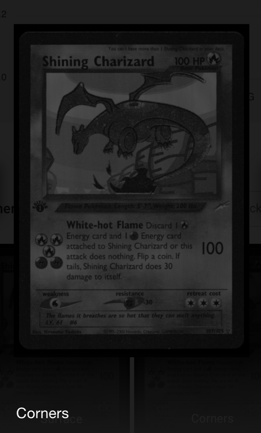 AGS (GEM-MT 10) Shining Charizard #107 - Neo Destiny (1st Edition) (#00049408)