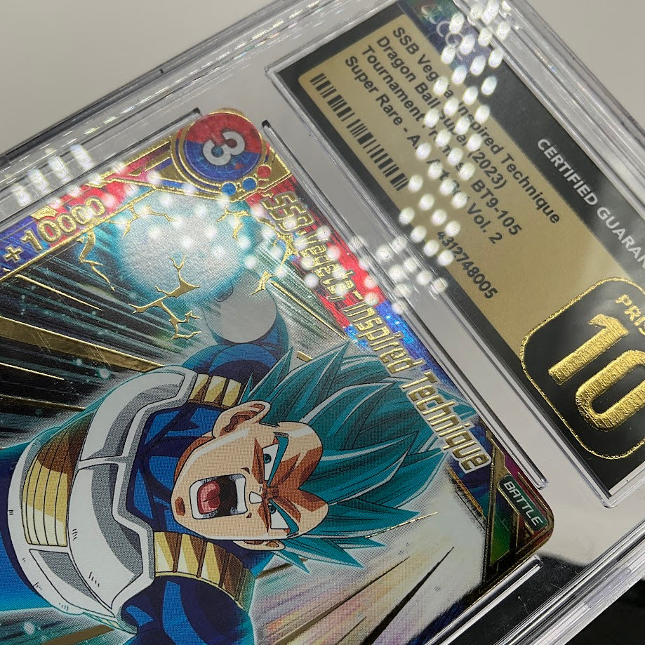 SSB Vegeta inspirierte Technik DBS Turnier Seltene Promo CGC 10 Pristine