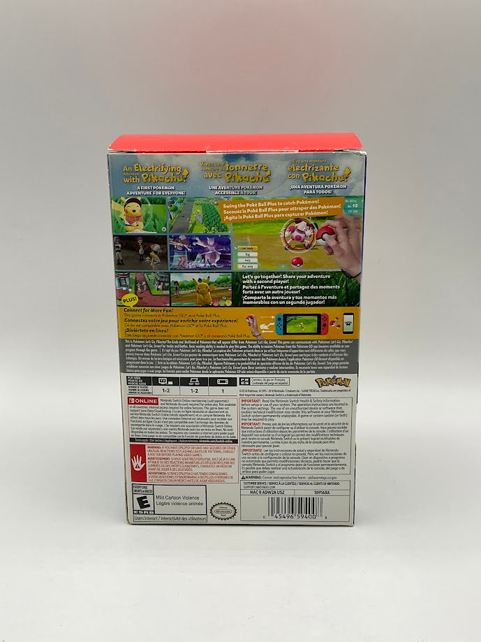 Pokemon Let's Go Pikachu [Poke Ball Plus Pack] Nintendo Switch Neu & OVP