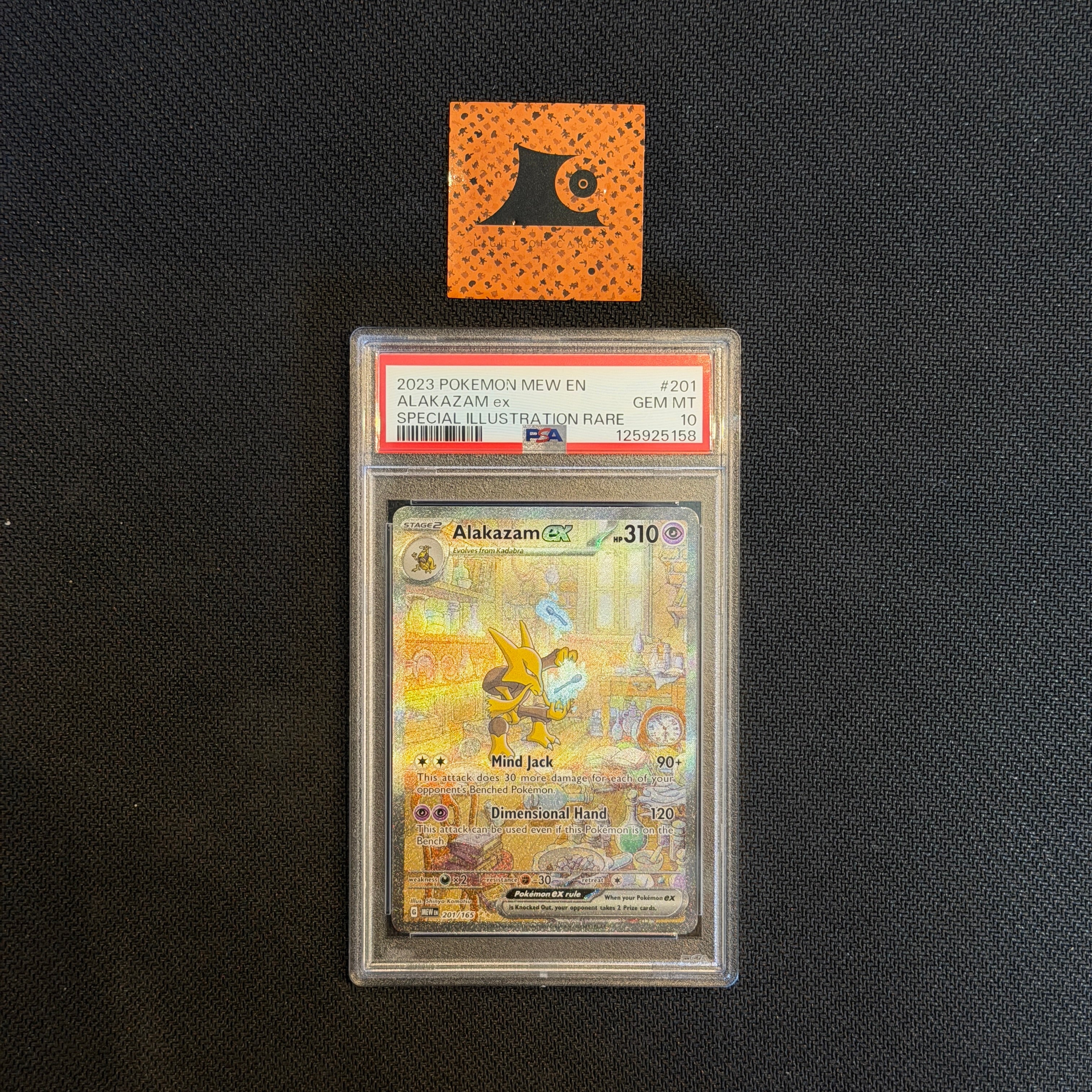 [PSA 10] Pokemon TCG - Alakazam ex - 201/165 - 151