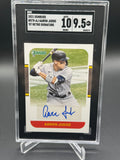 2021 Donruss #87S-AJ Aaron Judge Retro 1987 Signatures SGC 9.5