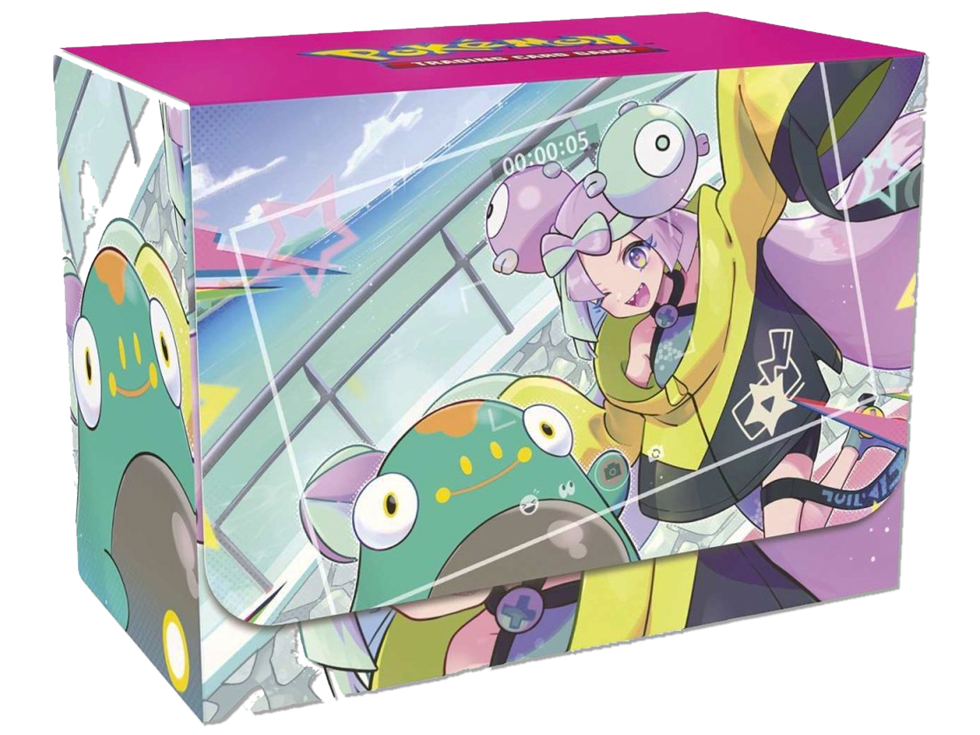 Pokemon Iono Premium Tournament Collection Display Case