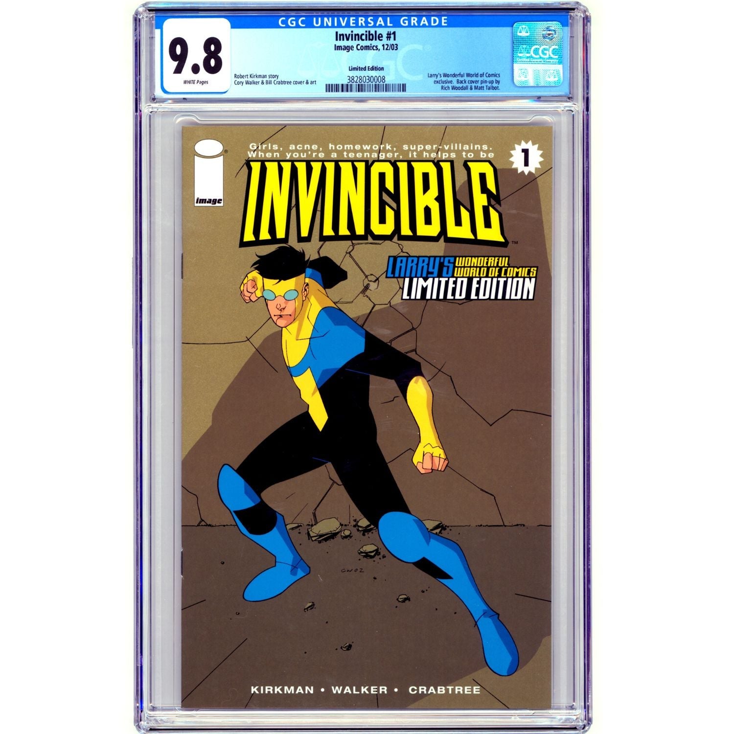 Invincible Limited Edition: #1 [Cory Walker CGC 9.8] 2003