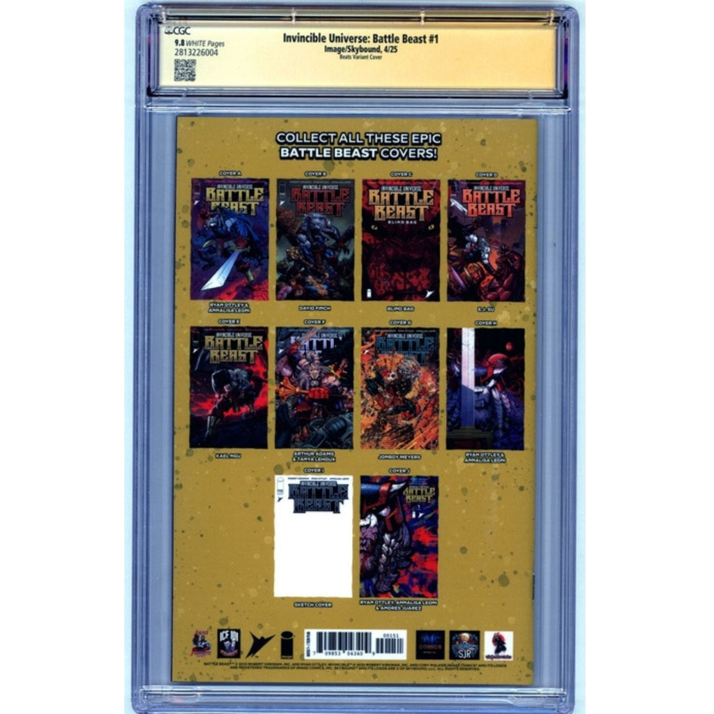 Invincible Universe Battle Beast: #1 [Beats CGC 9.8 Signature Series Gold Sig on Exclusive CVR] 2025