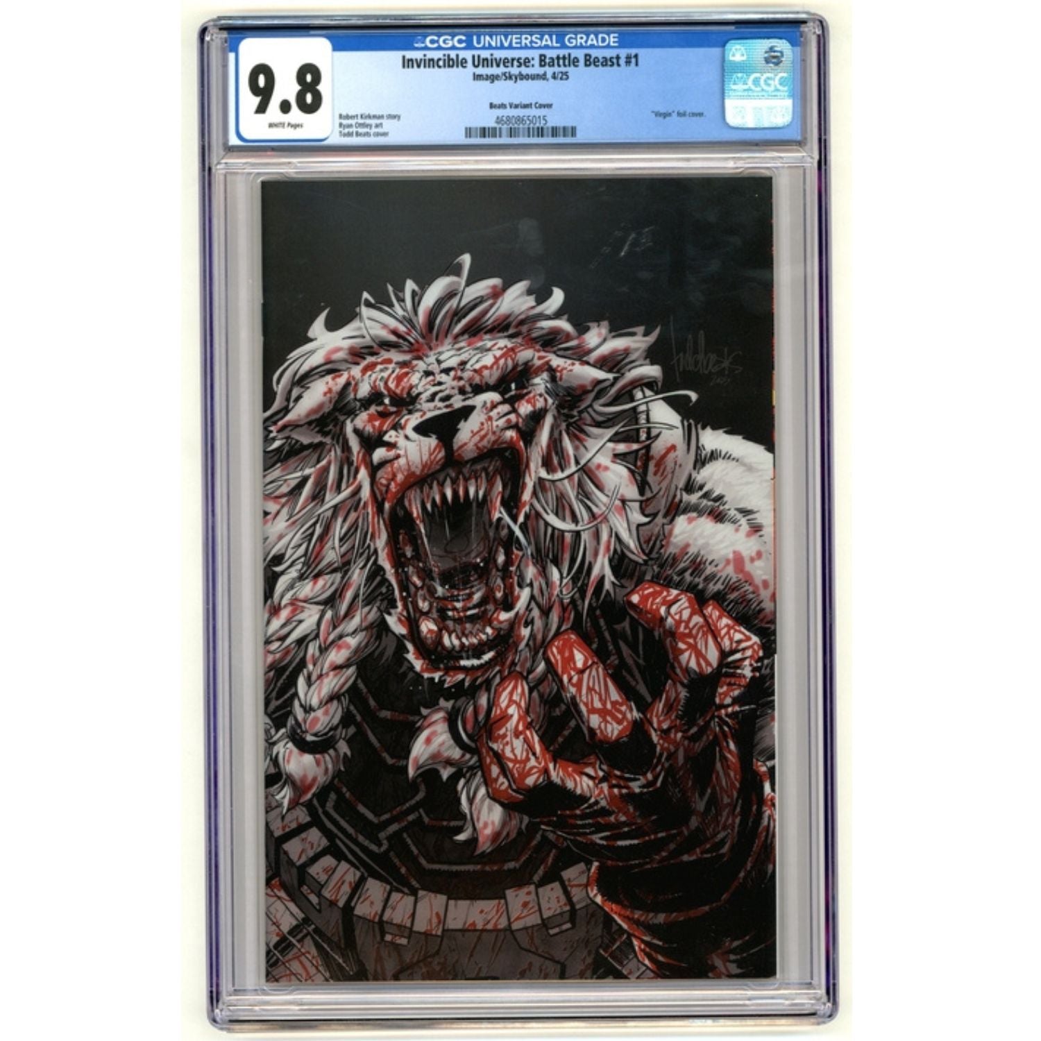Invincible Universe Battle Beast: #1 [CGC 9.8 Todd Beats Exclusive] 2025