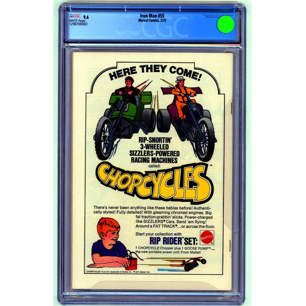 Iron Man: #55 [Jim Starlin CGC 9.6] 1968