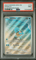 Squirtle Pokémon 151 Illustration Rare #170/165 PSA 9