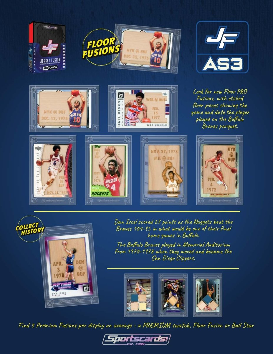 Jersey Fusion All Sports Series 3 Display Box - (10) Sealed Boxes