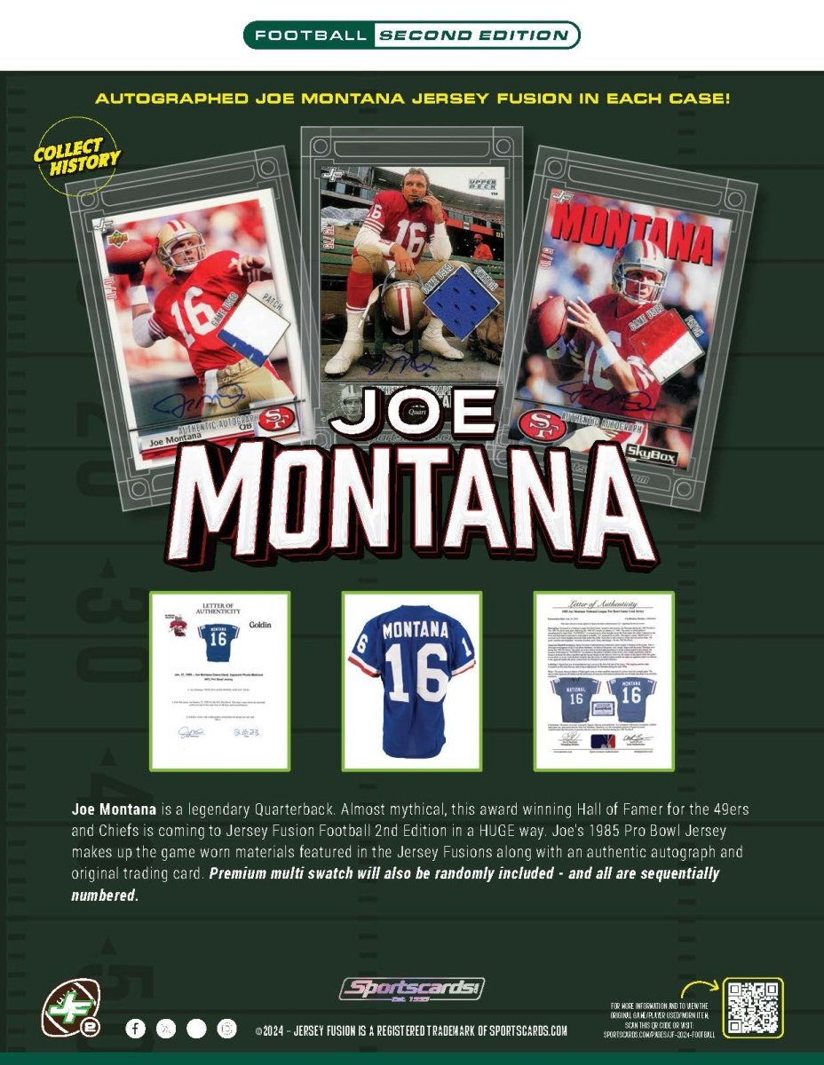 Jersey Fusion Football Edition Series 2 Case - (100) Sealed Jersey Fusion Boxes