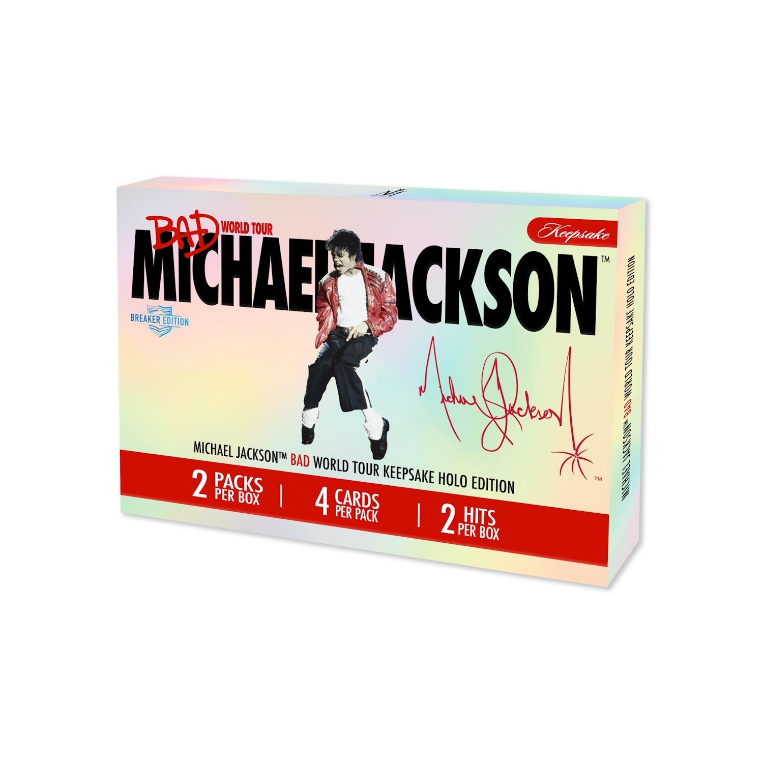 Keepsake: Michael Jackson Bad World Tour Premiere HOLO Breaker Box