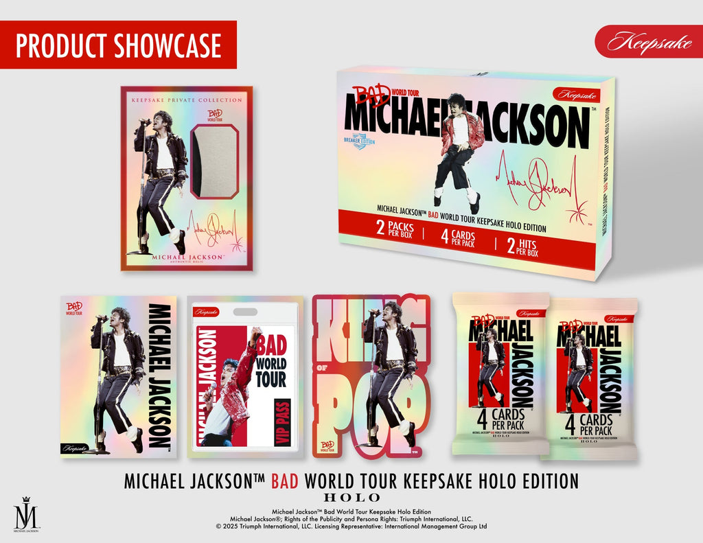Keepsake: Michael Jackson Bad World Tour Premiere HOLO Breaker Box