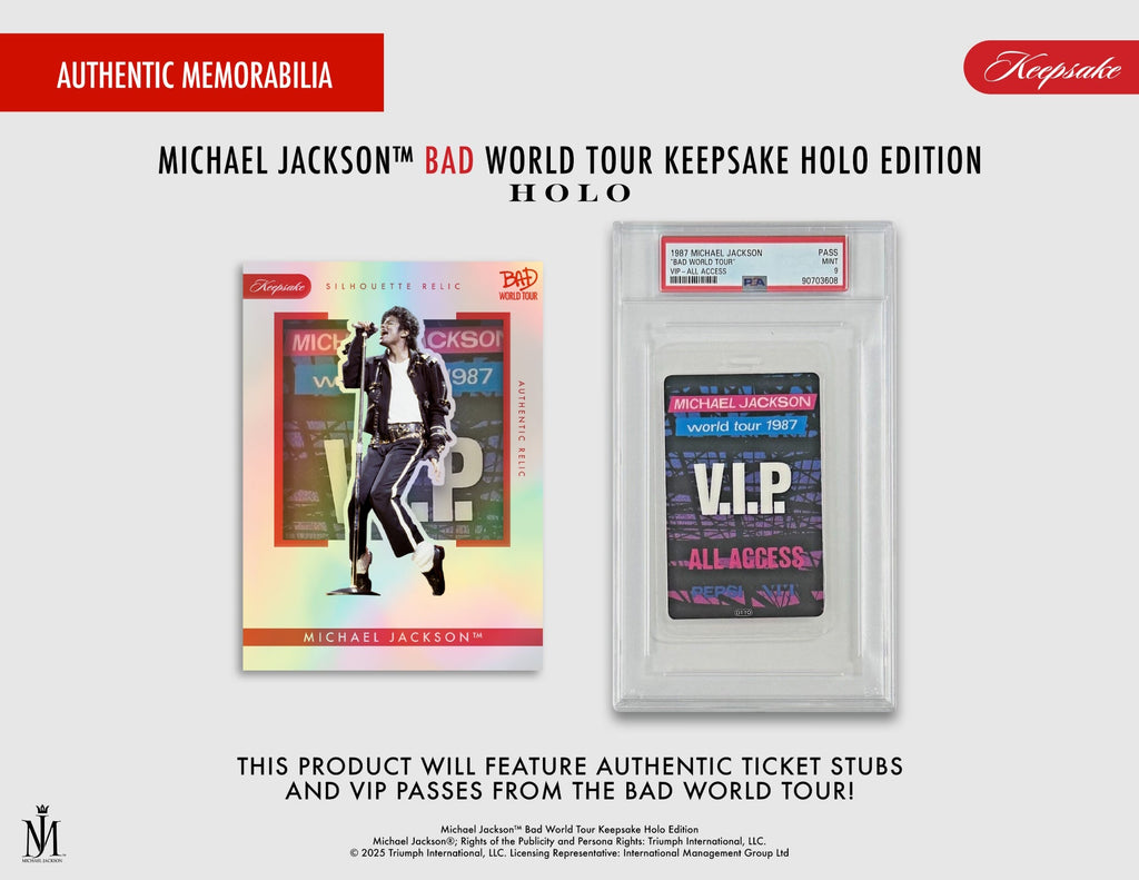 Keepsake: Michael Jackson Bad World Tour Premiere HOLO Breaker Box